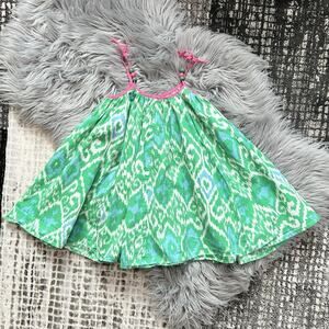 Masala‎ Kids Girls Tribal Tank Dress Styled With Beads Size 2T